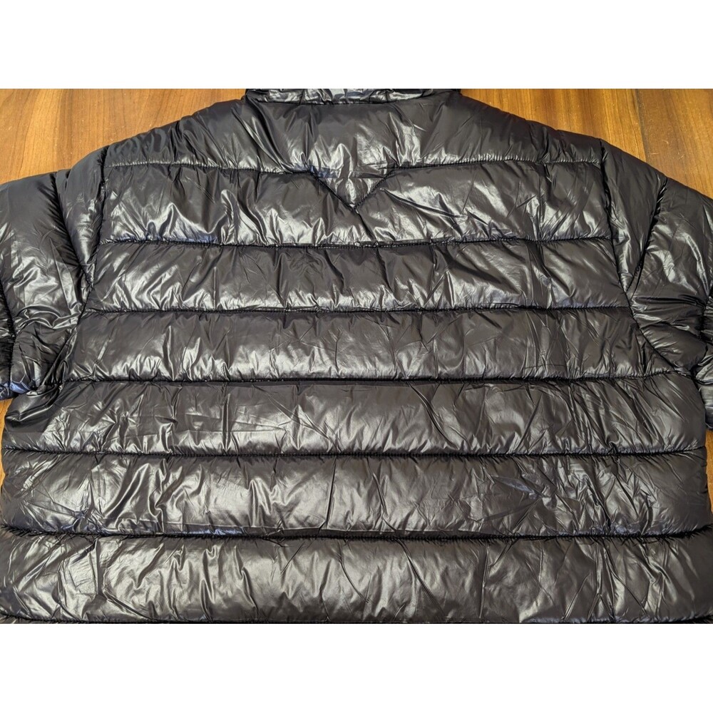 NEW Nike Quilted Puffer Jacket Men’s 3XL Black Hooded Full Zip 3X - Picture 14 of 16